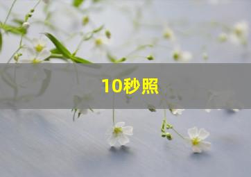 10秒照