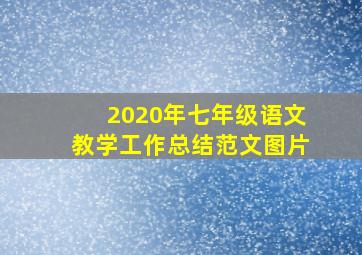 2020年七年级语文教学工作总结范文图片