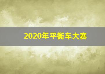 2020年平衡车大赛