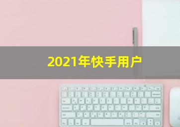 2021年快手用户