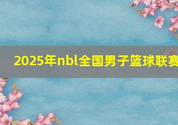 2025年nbl全国男子篮球联赛