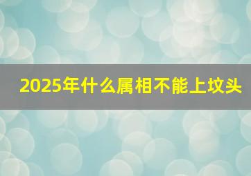 2025年什么属相不能上坟头