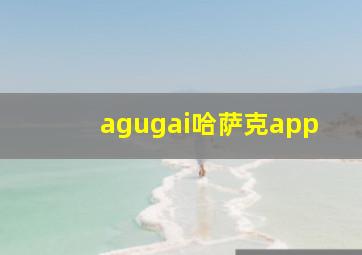 agugai哈萨克app