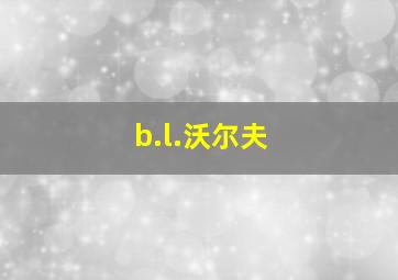 b.l.沃尔夫