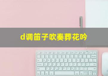 d调笛子吹奏葬花吟