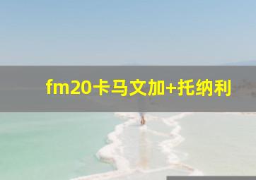 fm20卡马文加+托纳利