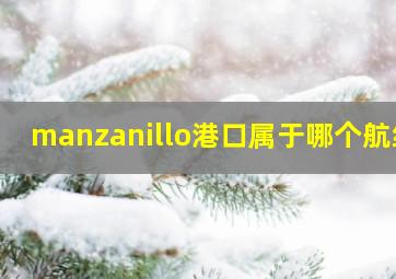 manzanillo港口属于哪个航线