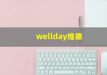 wellday维德