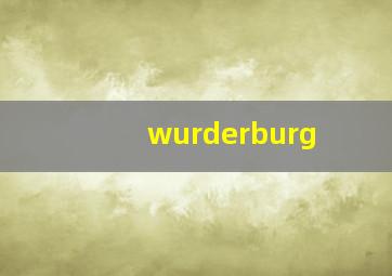 wurderburg