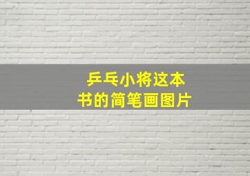 乒乓小将这本书的简笔画图片