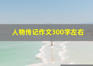 人物传记作文300字左右