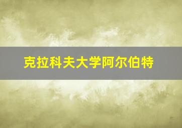 克拉科夫大学阿尔伯特