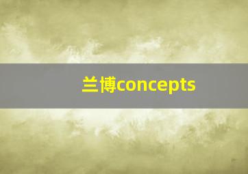 兰博concepts