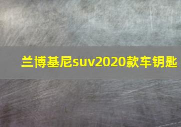 兰博基尼suv2020款车钥匙