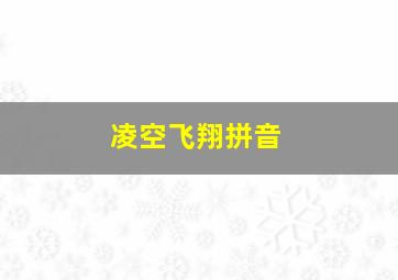 凌空飞翔拼音