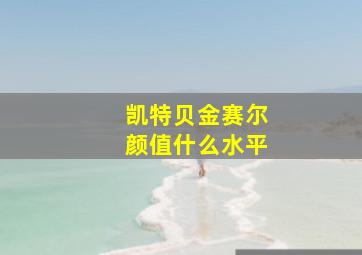 凯特贝金赛尔颜值什么水平