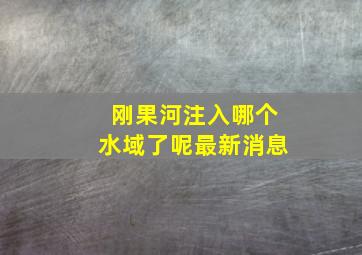 刚果河注入哪个水域了呢最新消息