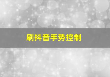 刷抖音手势控制