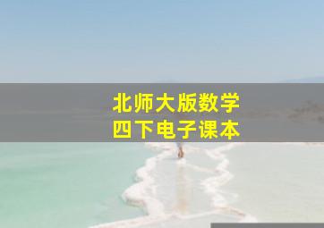 北师大版数学四下电子课本