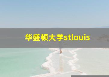 华盛顿大学stlouis