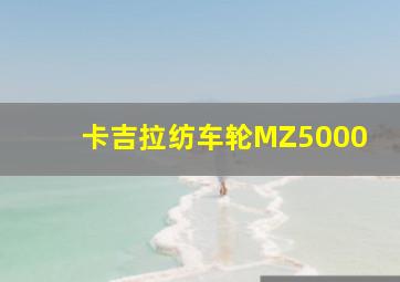 卡吉拉纺车轮MZ5000