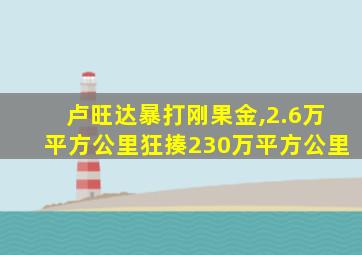 卢旺达暴打刚果金,2.6万平方公里狂揍230万平方公里