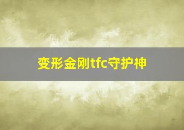 变形金刚tfc守护神