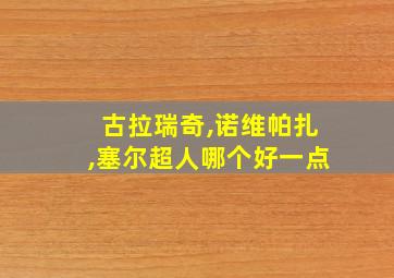 古拉瑞奇,诺维帕扎,塞尔超人哪个好一点