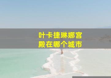 叶卡捷琳娜宫殿在哪个城市