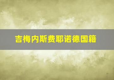 吉梅内斯费耶诺德国籍