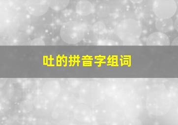 吐的拼音字组词