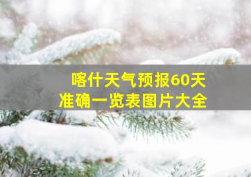 喀什天气预报60天准确一览表图片大全