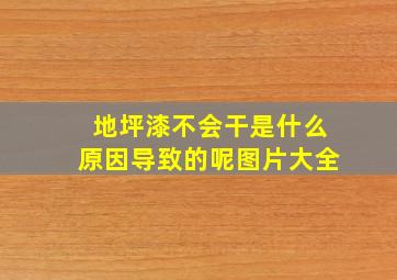 地坪漆不会干是什么原因导致的呢图片大全