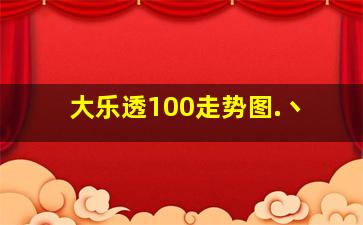 大乐透100走势图.丶