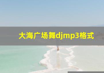 大海广场舞djmp3格式