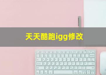 天天酷跑igg修改