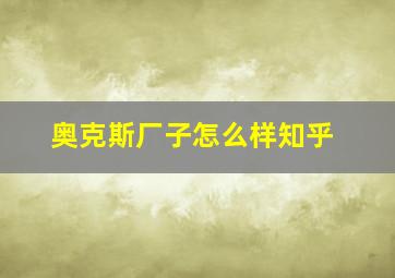 奥克斯厂子怎么样知乎