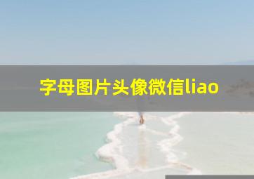 字母图片头像微信liao