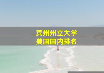 宾州州立大学美国国内排名