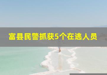 富县民警抓获5个在逃人员