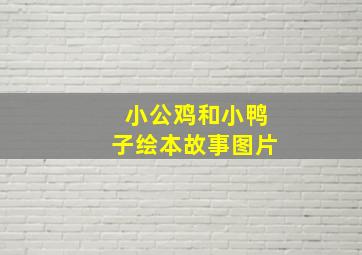 小公鸡和小鸭子绘本故事图片