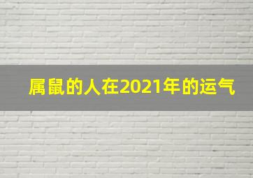 属鼠的人在2021年的运气