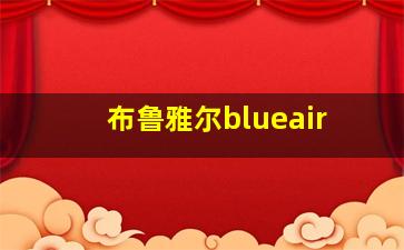 布鲁雅尔blueair