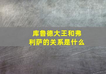 库鲁德大王和弗利萨的关系是什么