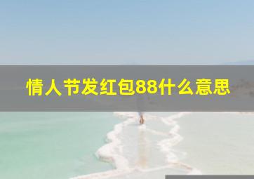 情人节发红包88什么意思