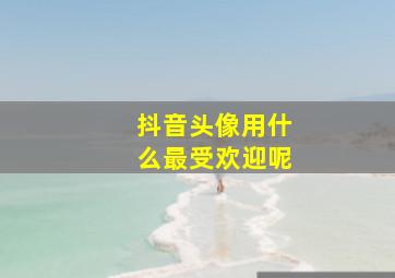 抖音头像用什么最受欢迎呢