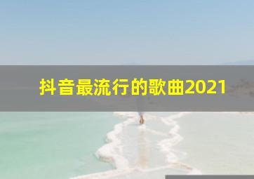 抖音最流行的歌曲2021