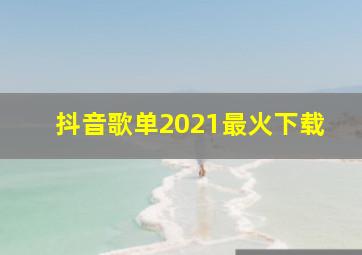 抖音歌单2021最火下载