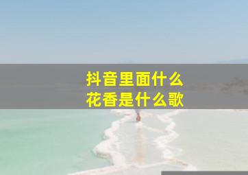 抖音里面什么花香是什么歌