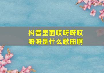 抖音里面哎呀呀哎呀呀是什么歌曲啊